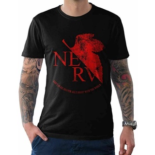 [S-5XL] เสื้อยืด พิมพ์ลาย Eangelion NER Neon Eangelion สําหรับผู้ชาย 224686