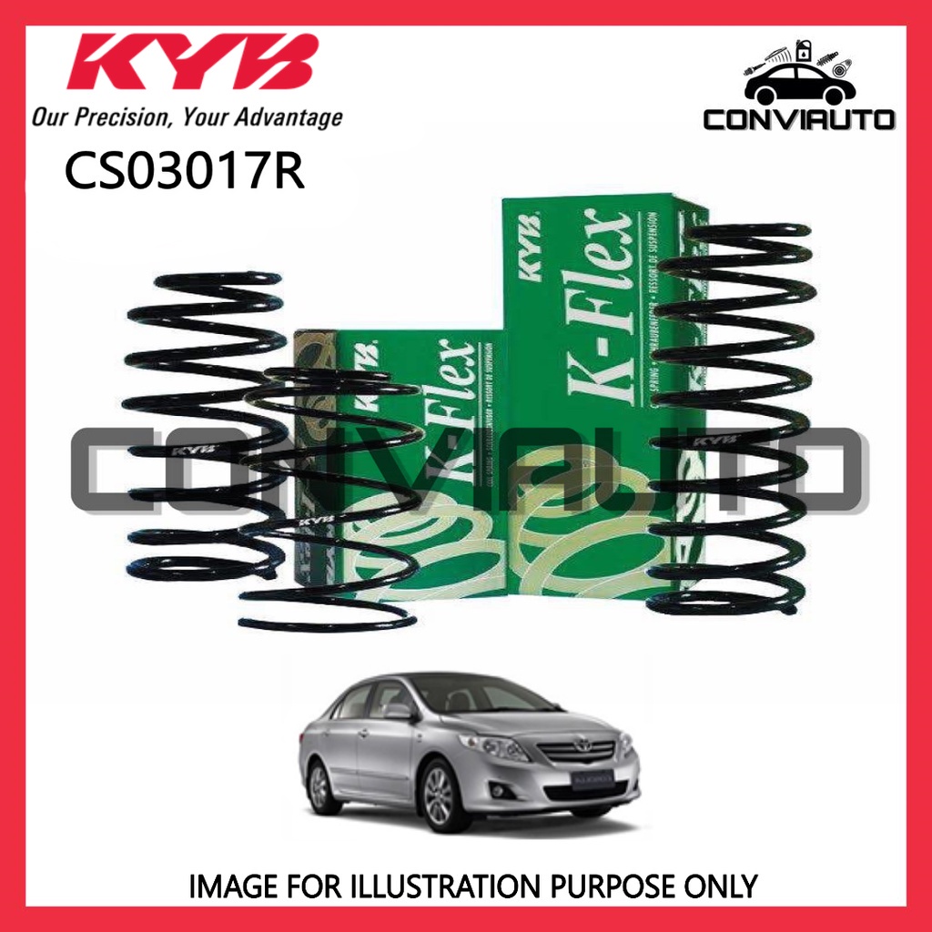 TOYOTA ALTIS ZZE141 ZRE141 2008-2013 REAR COIL SPRING SET KAAYABA (CS03017R)