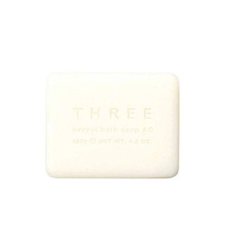 THREE สบู่ Herbal Bath Soap AC ขนาด 120 กรัม ผลิตภัณฑ์บำรุงผิวกาย ผลิตภัณฑ์ดูแลผิวกาย ผลิตภัณฑ์ดูแลผิวกาย เส้นผม ความงาม