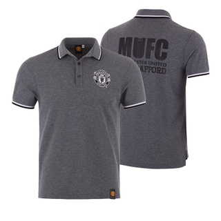 เช็คสินค้าก่อนสั่่งซื้อ !!!!! เสื้อโปโล แมนยู MUFC-010 (GRAY) สีเทา