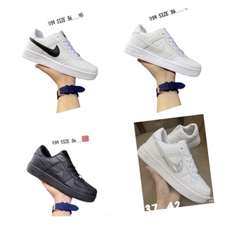 รองเท้าผ้าใบ ใส่สบายมีใส่36-451 White Lover ✨