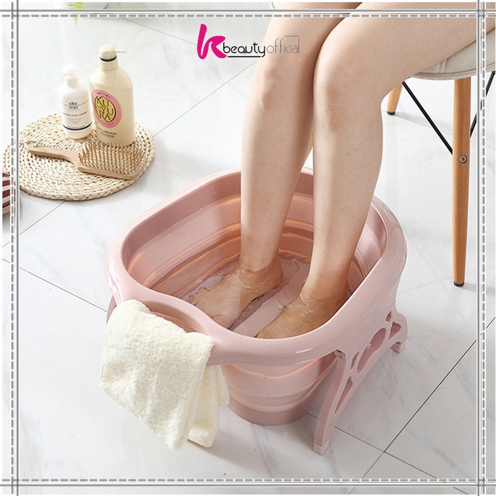 KB-C151 พับ Soaking อ่างล้างหน้านวดเท้า Reflection พับ Footbath ถังล้างเท้าสปา Pedicure