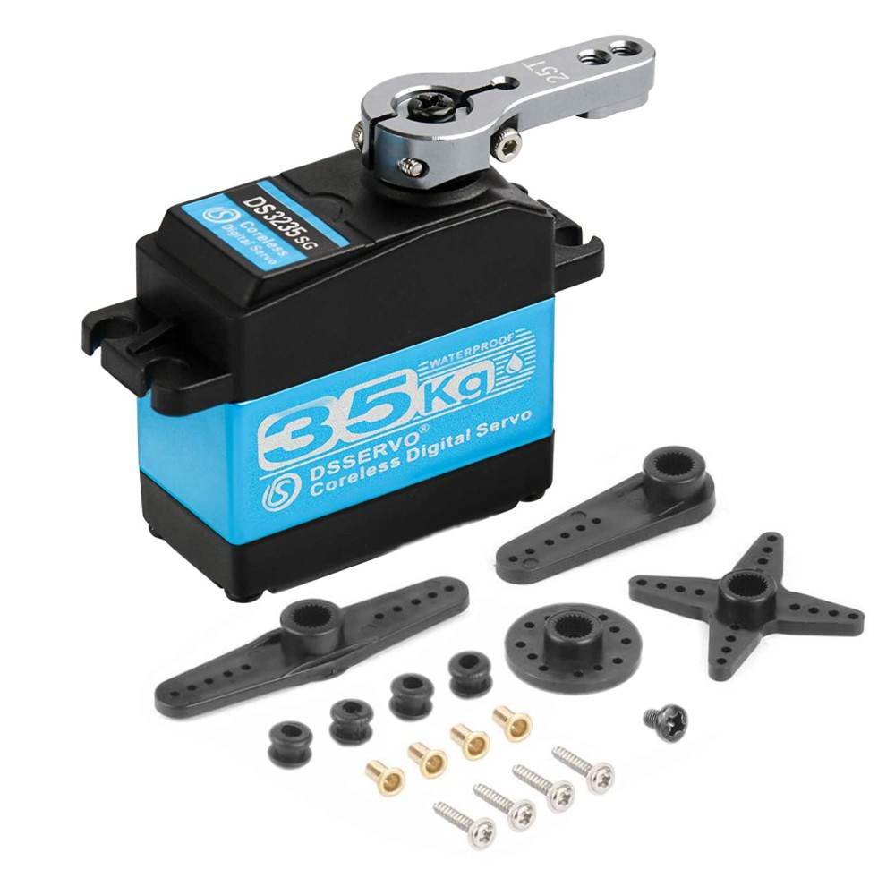 1X 35kg high torque Coreless motor servo Metal gear digital and Stainless Steel gear servo arduino s