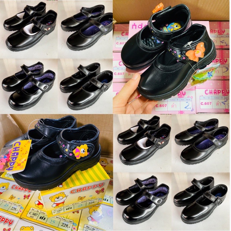 RANDOM รองเท้านักเรียนผู้หญิงสีดำ