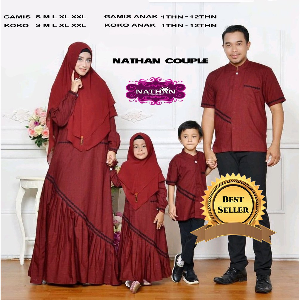 BAJU COUPLE KERGA FASHION MOUSLIM SARBIT GAMIS COUPLE COUPLE COUPLE COUPLE SIFLE