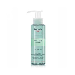 [Exp.2025]Eucerin pro Acne Solution Cleansing Gel เจลล้างหน้า 200ml-400ml