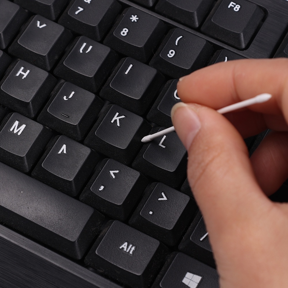 25 ชิ้น / ถุง สําลีก้านนุ่ม แบบใช้แล้วทิ้ง สําหรับ AirPods หูฟัง พอร์ตชาร์จโทรศัพท์ ทําความสะอาด / สําลีแต่งหน้า สําหรับทําความสะอาดหู เครื่องประดับ - รูปที่ 2