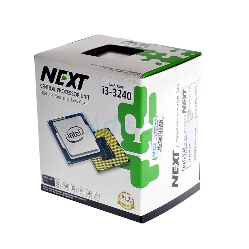 CPU Intel Core i3 - 3240 (Box-Fan Next)