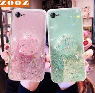 vivo V19 Neo V17 V15 Pro Y30 Y50 Y70s X30 X50 Pro Bling Glitter Star Silicone Case vivoV19 V19Neo vivoV17 vivoV15 vivoY30 vivoY50 vivoY70s vivoX30 vivoX30Pro vivoX50 Pro Luxury Foil Powder Soft Cover Crystal Protective Flexible Shine Casing + Airbag Stand