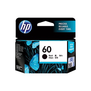 Hp60 BK (CC640WA) Deskjet : D1660 / D2530 / D2545 / D2560 / D2660 / D2680 / F4280