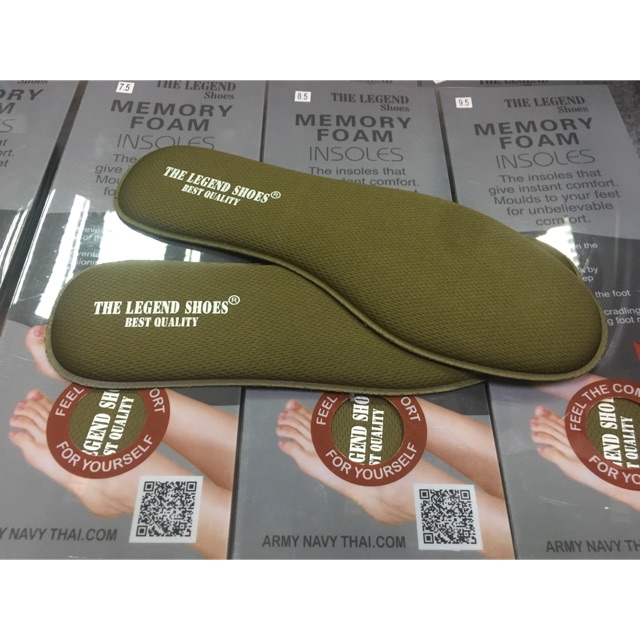 พื้นรองเท้า THE LEGEND Shose MEMORY FOAM