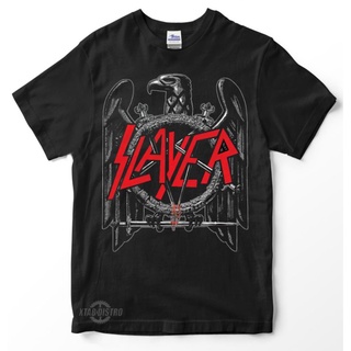 เสื้อยืด slayer 2 EAGLE พรีเมี่ยม เสื้อยืด slayer trashmetal เสื้อยืดวินเทจ โอเวอร์ไซซ์ ฆ่าตัวตาย เต็นท์ panteraสามารถปร