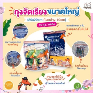 ถุงจัดเรียงนมสต็อค​​/ ถุงใส่อุปกรณ์​ปั๊มนม​ ขนาดใหญ่​ 29x29 cm BPA​ Free​/ Food​ Grade