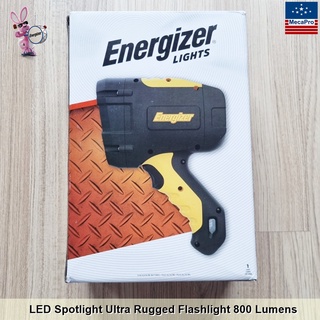 Energizer® Ultra Rugged LED Spotlight Flashlight IPX 4 Water Resistant 800 Lumens 475m High Mode ไฟฉาย สปอตไลท์ กันน้ำ