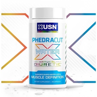 USN PHEDRACUT X WATER natural diuretic(90capsules)ลดไขมันลดการบวมนำ้