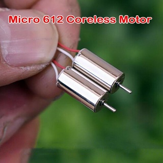 Micro Mini 612 Coreless Motor DC 3V 3.7V High Speed NdFeB Large Torque Small Hollow Cup CW CCW DIY RC Drone Airplane Qua