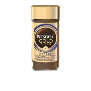 Nescafé Gold Decaff Instant Coffee Crafted with Arabica Beans 100g เนสกาแฟ โกลด์ ดีแคฟ กาแฟสำเร็จรูปไม่มีคาเฟอีน 100g