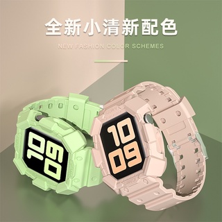 สายนาฬิกาข้อมือซิลิโคน กันน้ํา เป็นมิตรกับผิวหนัง แบบเปลี่ยน สําหรับ Apple Watch iWatch 7 6 5 4 3