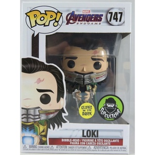 POP! Funko เรื่อง Avengers ตัว Loki โลกิ #747 เรืองแสง ของแท้ 100% มือหนึ่ง พร้อมส่ง