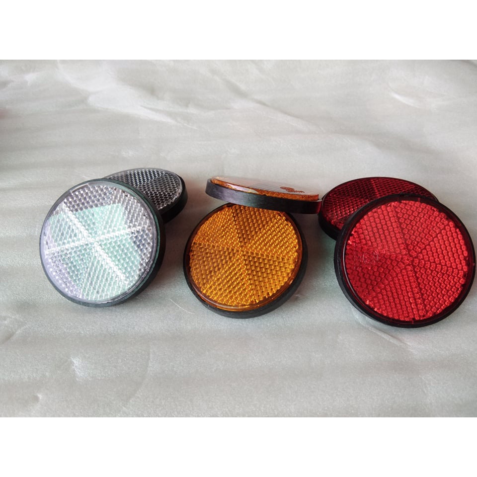 ทับทิมสะท้อนแสง ทับทิมกลม ทับทิมตะเกียบหน้า HONDA C70 C50 C65 C90 C100 C700 เบอร์ 10 (1คู่) ของใหม่