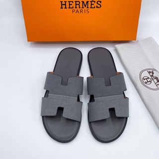 รองเท้าแตะ Hermès Izmir Sandal รองเท้าผู้ชายแบบสวม หนังแท้💯