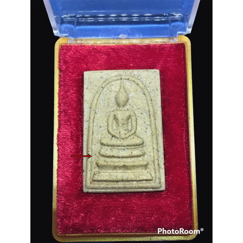 พระสมเด็จวัดระฆัง รุ่นอนุสรณ์ 122 ปี ปี37 พิมพ์ทรงนิยม ไข่จุด พร้อมกล่องเดิม สมเด็จพระพุฒาจารย์โต พิ