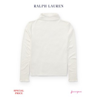 RALPH LAUREN RIBBED COTTON-BLEND TURTLENECK