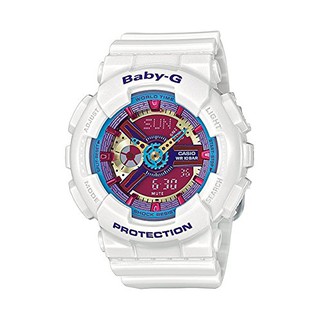 Casio Baby-G นาฬิกาข้อมือ รุ่น BA-112-7A - White（รับประกัน 1 ปี)