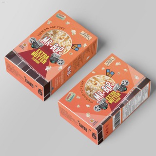 Mr-Bop Microwave Popcorn Extra Butter 270g. มิสเตอร์บ็อบ ป๊อปคอร์นไมโครเวฟ เอ็กซ์ตร้าบัตเตอร์ 270 กรัม