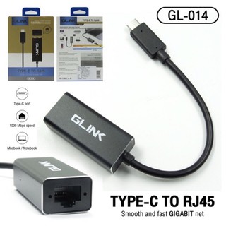 (USB-C TO RJ45)GLINK GL-014 TYPE-C TO Gigabit Ethernet Adapter