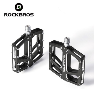 Rockbros ที่เหยียบเท้า อลูมิเนียมอัลลอย CNC กันลื่น กันน้ํา น้ําหนักเบา สําหรับจักรยานเสือภูเขา