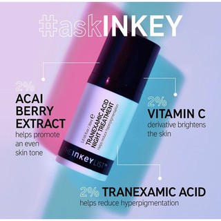 [พร้อมส่ง] The INKEY List Tranexamic Acid Night Treatment 30ml ช่วยลดเลือนจุดด่างดำ