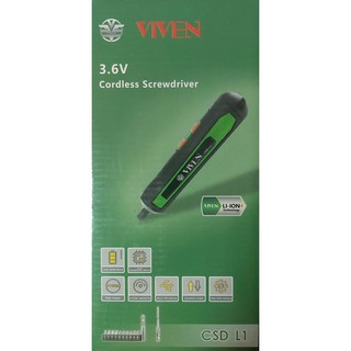 ไขควงไร้สาย3.6V CSD L1 VIVEN