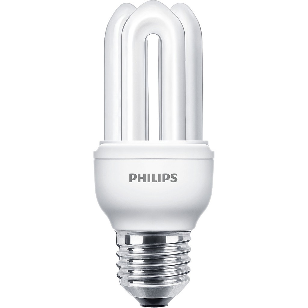 หลอดประหยัด Philips Genie 8 วัตต์ ขั้วเกลียว E27 แสงสีขาว (6500K)