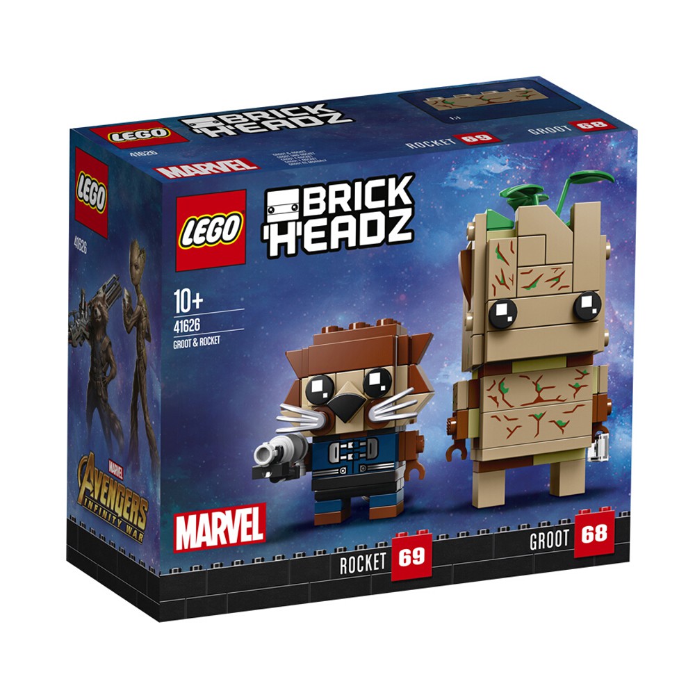 41626 : LEGO BrickHeadz Guardians of the Galaxy  Groot & Rocket