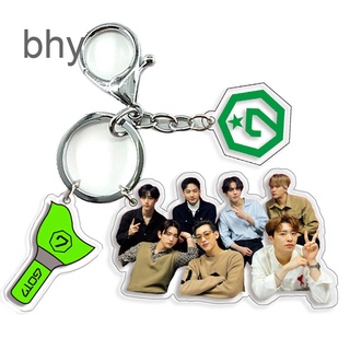 Bhy GOT7 INSPIRED พวงกุญแจอะคริลิค แจ็คสัน ฟิกเกอร์ จี้ พวงกุญแจ เครื่องประดับ