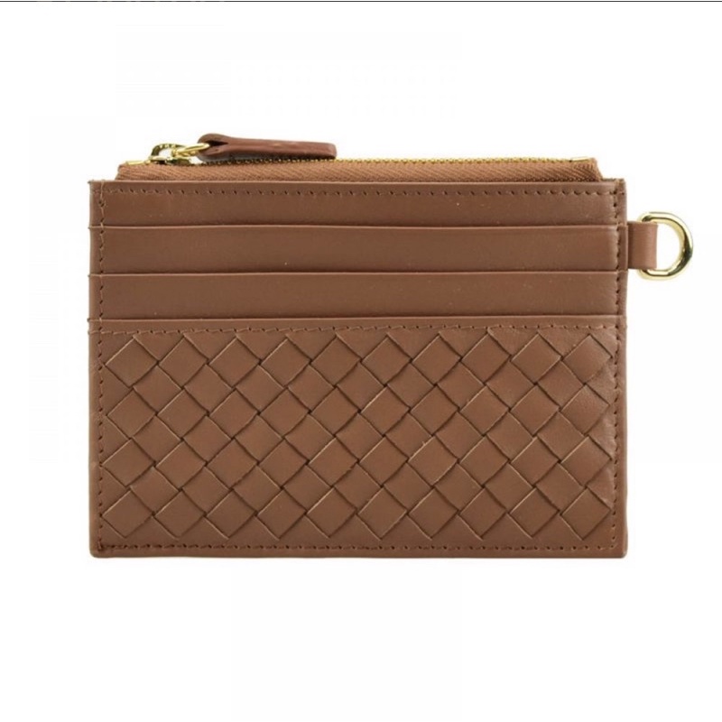 ส่งต่อ กระเป๋า Klass Super slim card สีน้ำตาล caramel