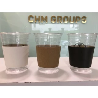 [ปลอกคราฟท์L-1000] ปลอกกระดาษสำหรับสวมแก้วกาแฟสีคราฟท์ ขนาดปากกว้าง 98 มม. (L) 1 ลัง บรรจุ 1000 ชิ้น