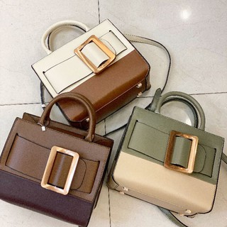 กระเป๋า Bobbi boyy 24 cm. ทูโทน