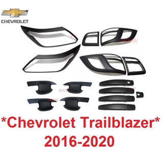 ชุดแต่งไฟ ครอบไฟหน้า CHEVROLET Trailblazer 2016 - 2019 เชฟโรเลต เทรลเบลเซอร์ ครอบไฟท้าย ครอบมือจับประตู เบ้ารองมือเปิด