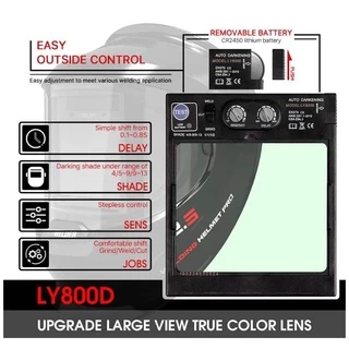 JASIC LY800D หน้ากากปรับแสงอัตโนมัติ TRUE COLOR