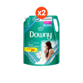 Downy XL ดาวน์นี่ ตากในที่ร่ม น้ำยาปรับผ้านุ่ม สูตรเข้มข้นพิเศษ แบบเติม 2.1 ลิตร x2