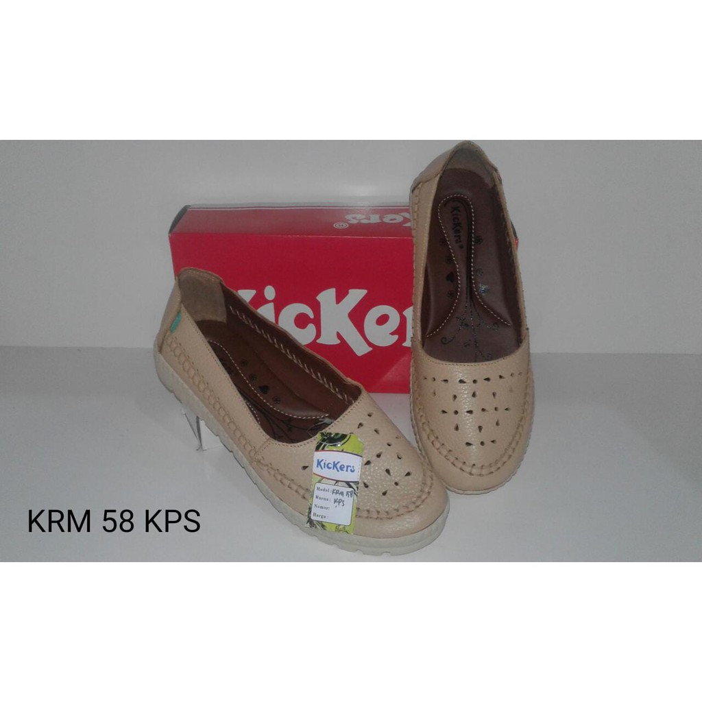 รองเท้าหนังลําลอง Slip On Krm 58