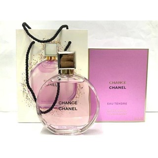 Chance chanel eau tendre edpตัวใหม่ฝาเหล็ก •100ml  •inbox มีกล่องมาด้วยค่ะChance chanel eau tendre edpตัวใหม่ฝาเหล็ก •10