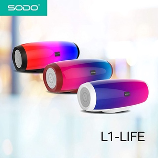 ลำโพงบลูทูธ SODO L1 Life Led Light ไฟหลากสี แท้จากศูนย์ 100%