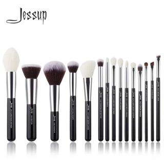 Jessup Individual Brush Set T180-15PCS Black Silver