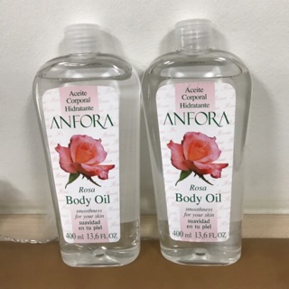 INSTITUTO ESPANOL ANFORA ROSA BODY OIL 400ml น้ำมันดอกกุหลาบบำรุงผิว พร้อมส่ง!!!