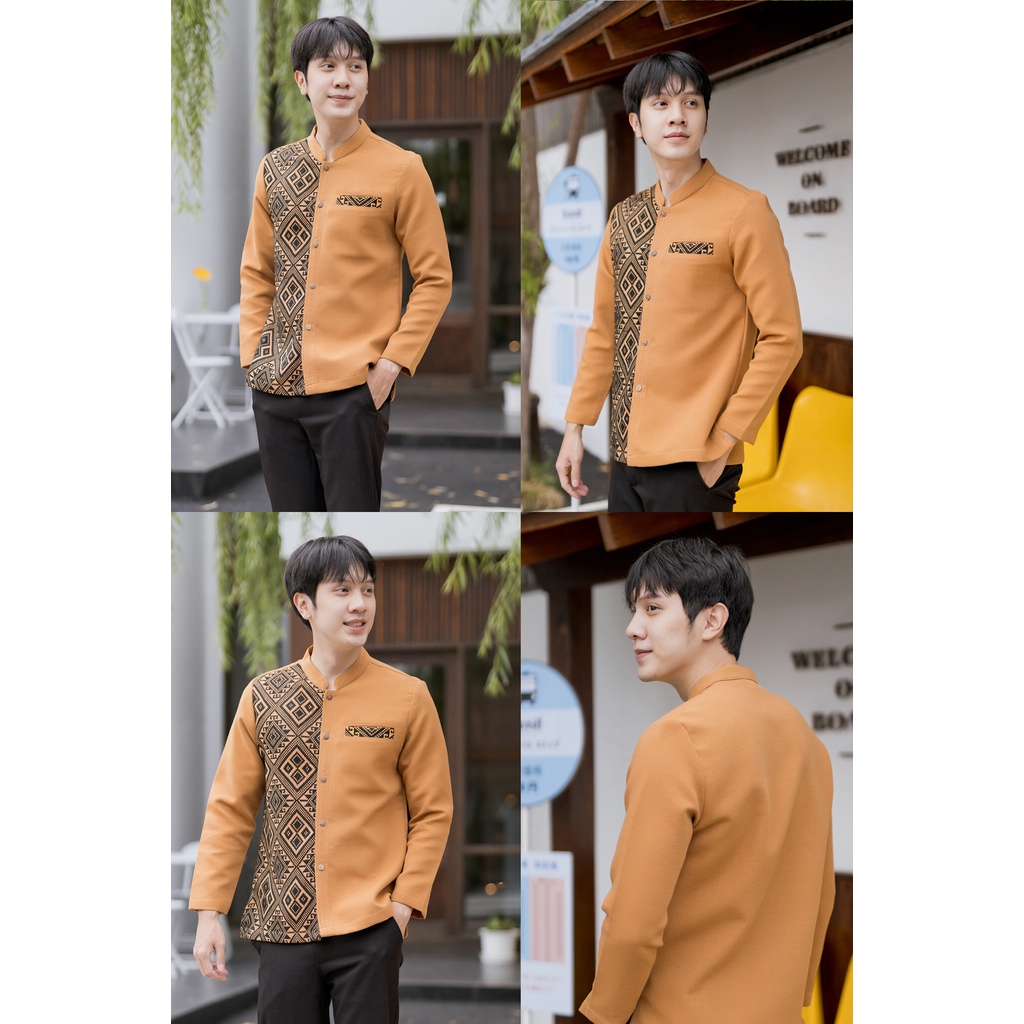 เสื้อผ้าไทยแขนยาวชาย