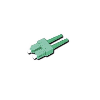 Link UF-0006SM/APC SC/APC Duplex Singlemode, Zirconia Connector, Green Boot 0.9 mm, 3.0 mm. diameter Cable