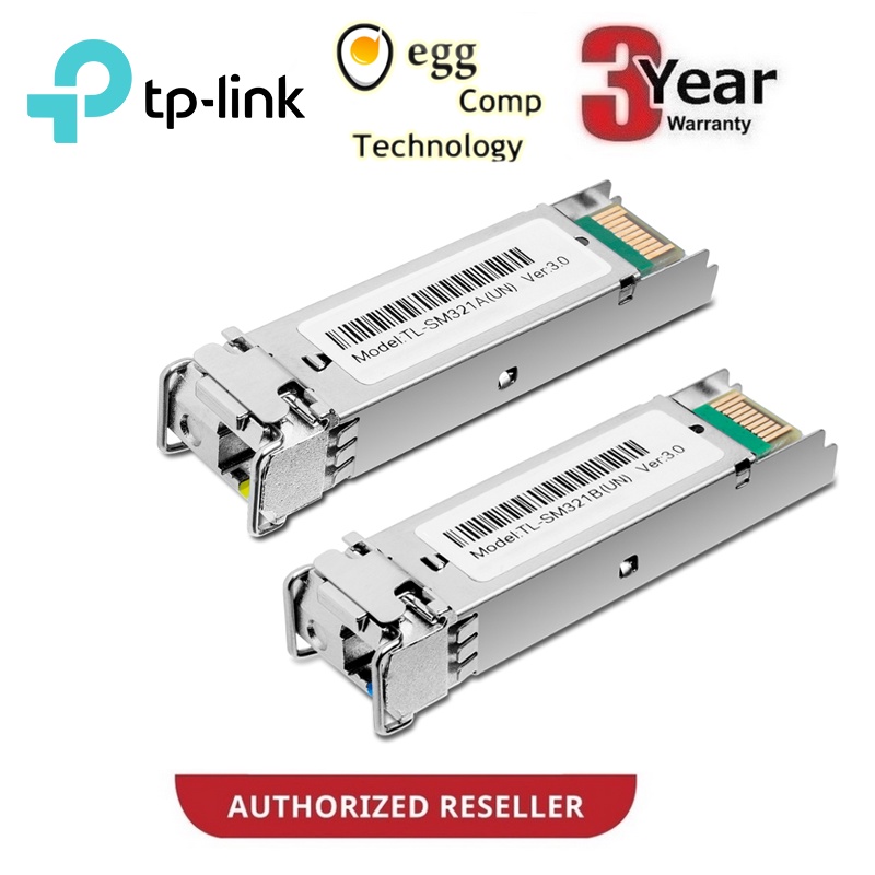 TP-LINK TL-SM321A / TL-SM321B 1000Base-BX WDM โมดูล SFP แบบสองทิศทาง